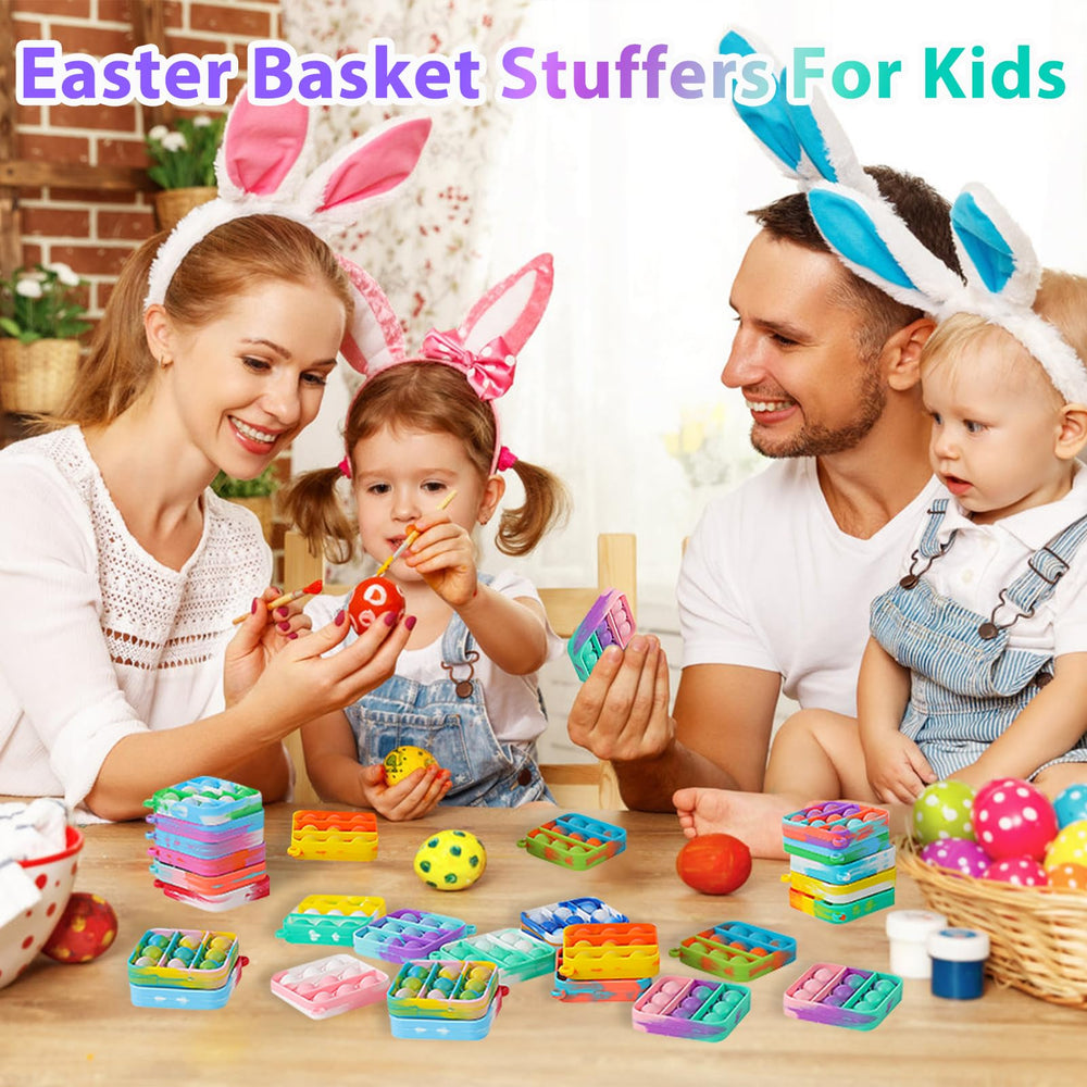 Genuvi Pop fidget toy with Easter decor, ideal Easter basket filler