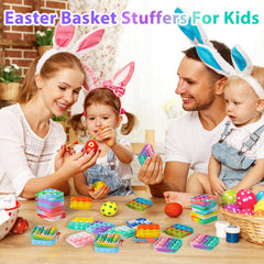 Genuvi Pop fidget toy with Easter decor, ideal Easter basket filler