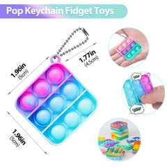 Genuvi Pop fidget keychain ready for classroom prizes and rewards pockets
