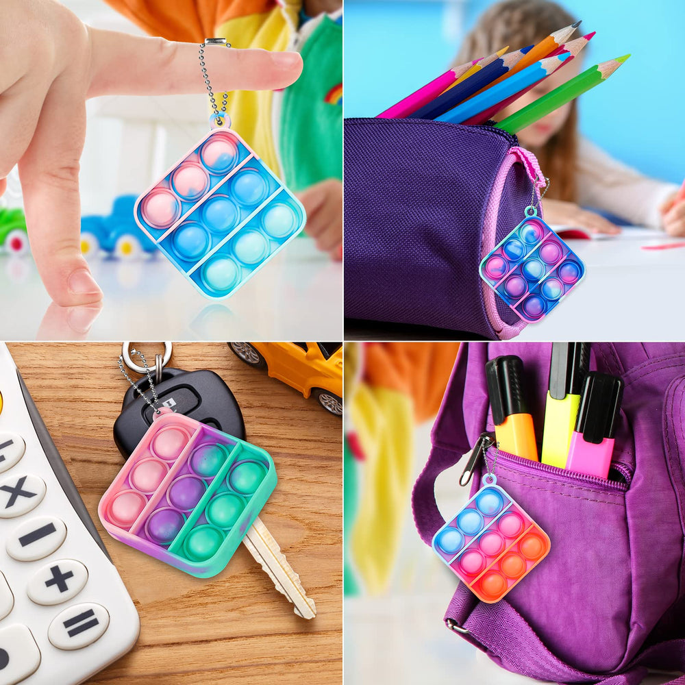 Genuvi Pop fidget keychain as stocking stuffer for kids and teens