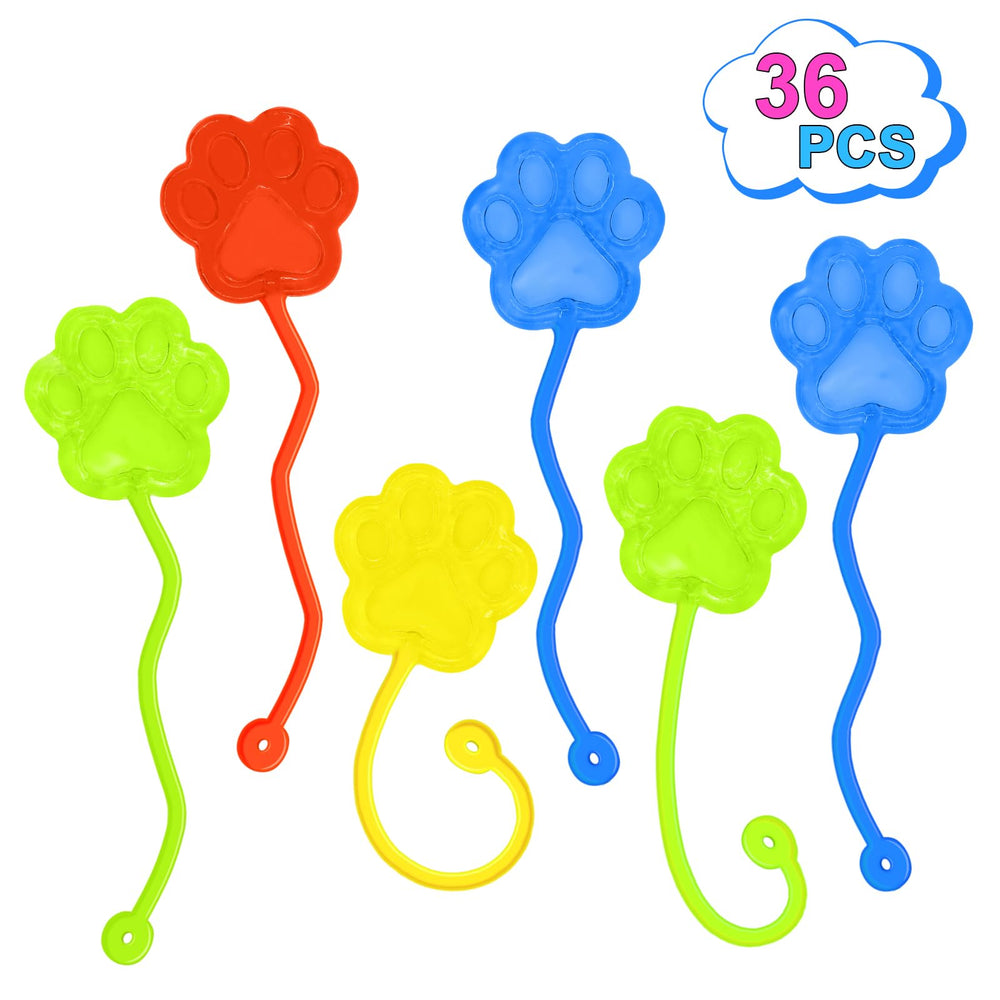 Genuvi Sticky Hands cat paw bulk pack for party favors and classroom prizes.