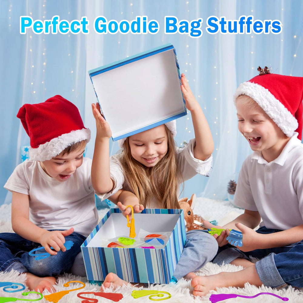 Genuvi Sticky Hands christmas-valentines-favors image suggests festive stocking stuffers.