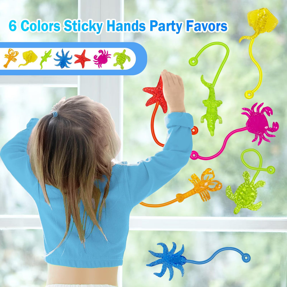Genuvi Sticky Hands durable, non toxic material for long lasting kid friendly play.