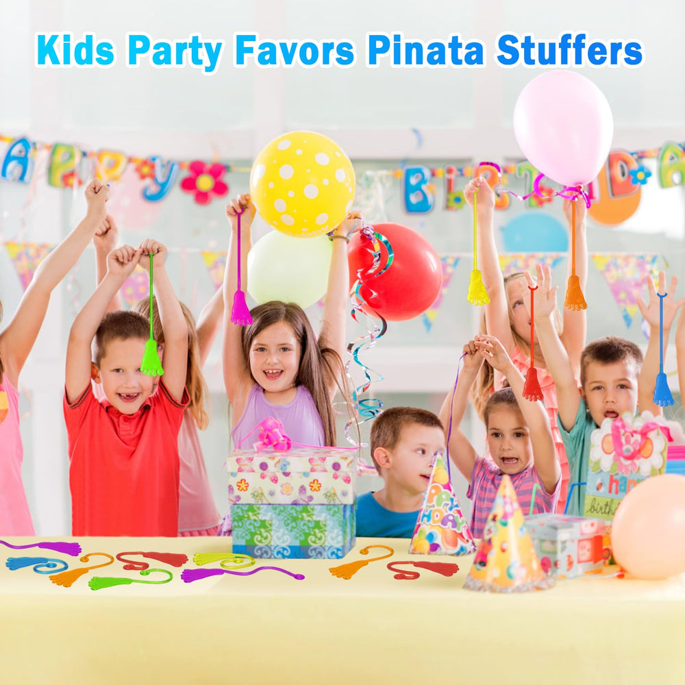 Genuvi Sticky Hands easter-basket-fillers image displays colorful Easter fillers.