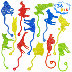Genuvi Sticky Hands forest animals for kids—great for party favors and imaginative play.