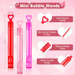 Genuvi mini bubbles close-up showing leak-proof packaging for classroom exchanges.