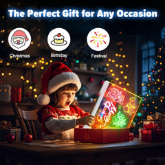 Geokay 7 color light modes illuminate sketches with bright, eye catching glow effects