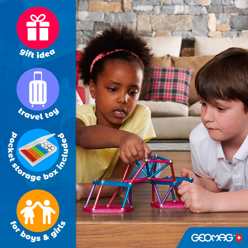Geomag Classic recycled plastic materials for eco-friendly toy play