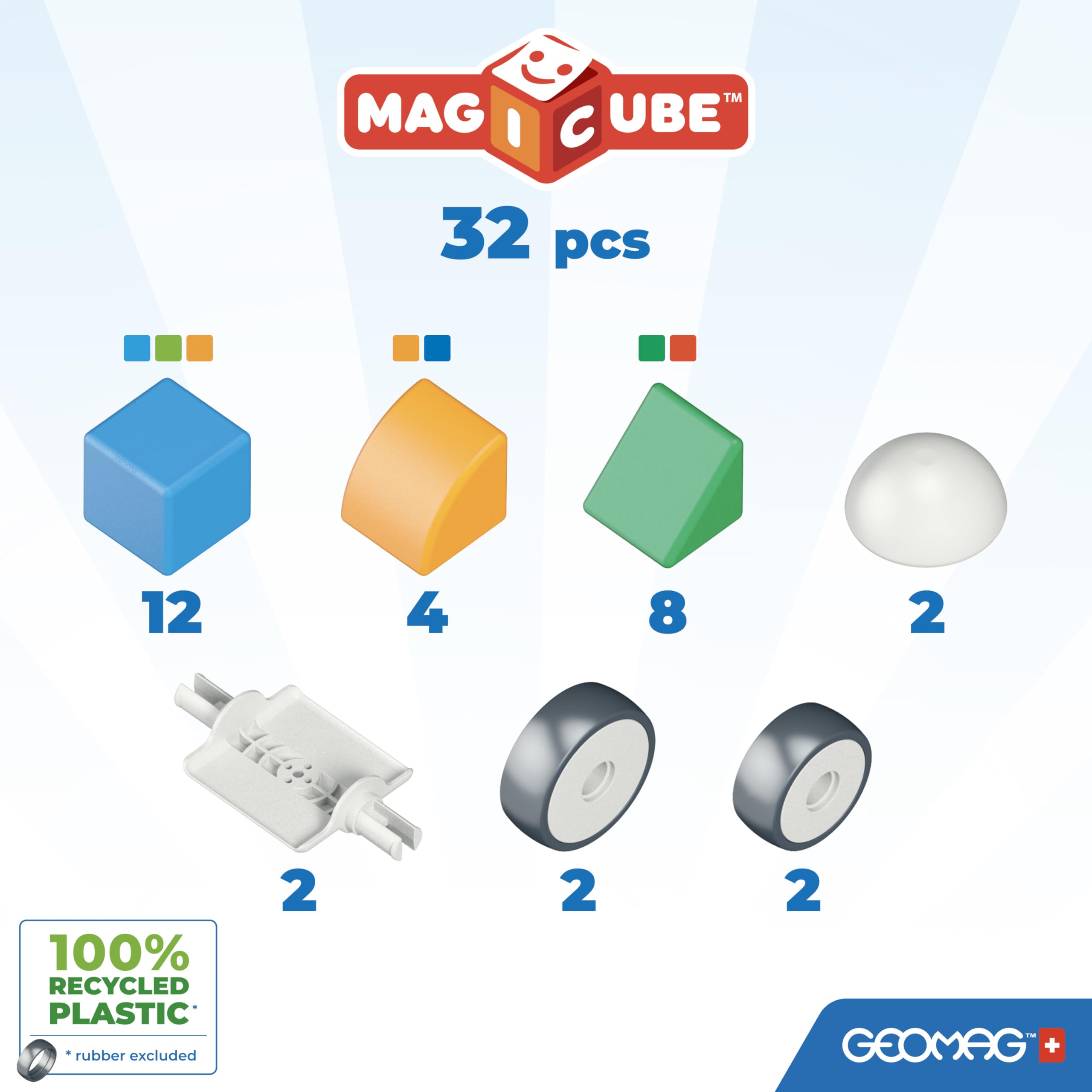 Geomag MagiCube animal-theme cubes spark imaginative play and visual discrimination