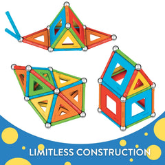 Geomag Supercolor ideal for kids five and up for imaginative construction.