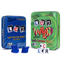 George and Company LCR gift set bundle image showing two tin games for party game nights