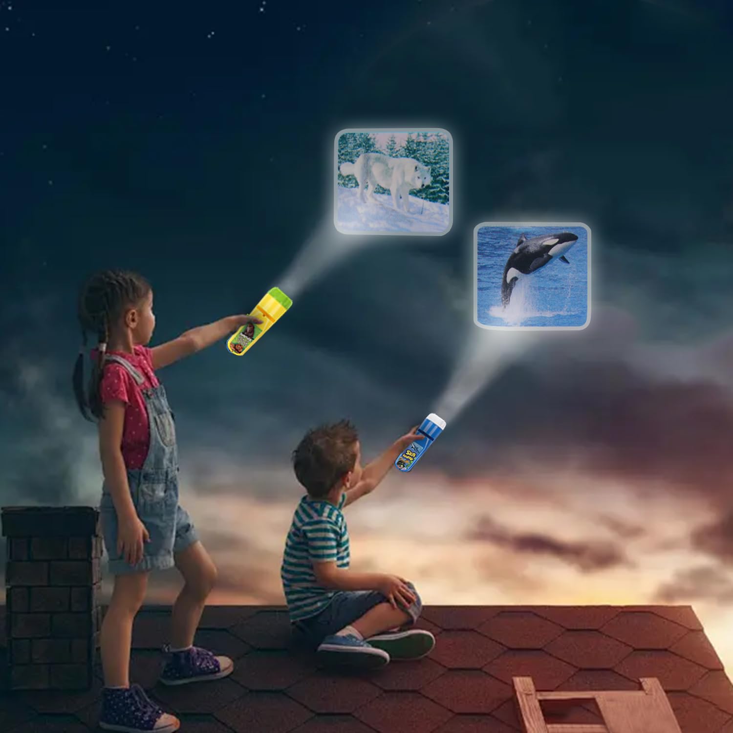 Georgie Porgy sea world projection on ceiling for calm play