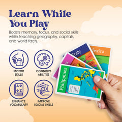 Geotoys GeoBingo USA states map cards for US geography practice.