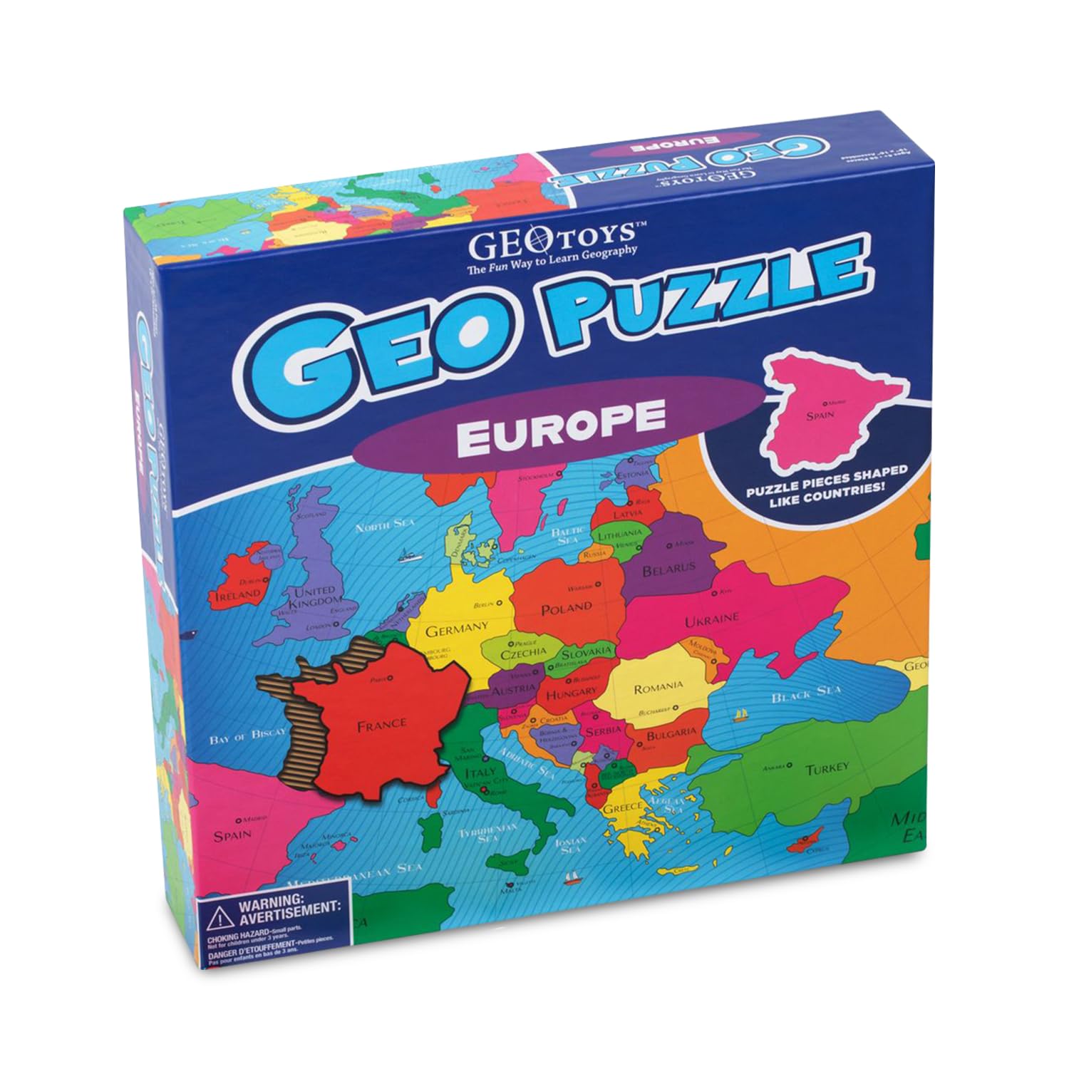 Geotoys GeoPuzzle stocking stuffer idea for curious minds.