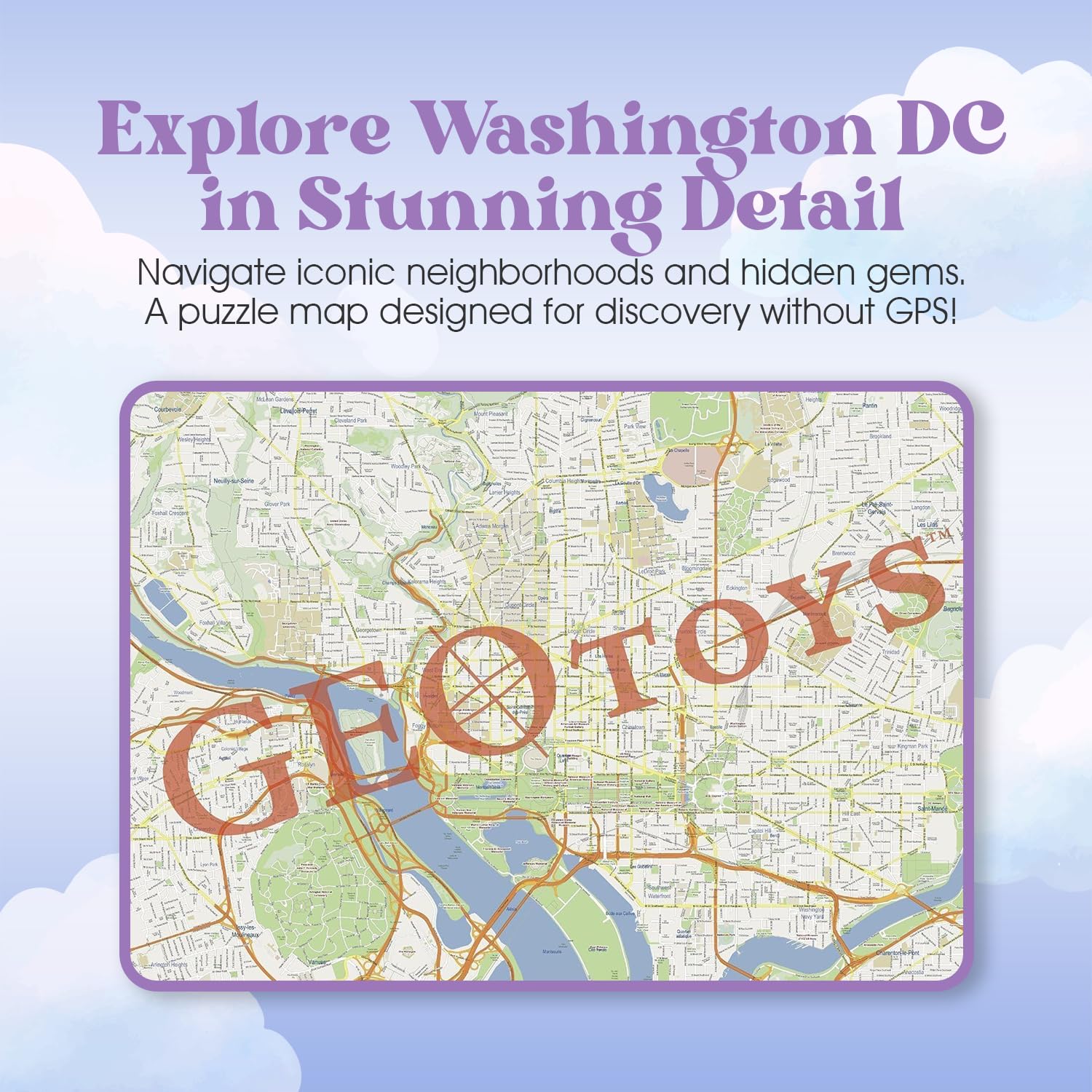 Geotoys Metropuzzle ideal for adults seeking a challenging geography night.