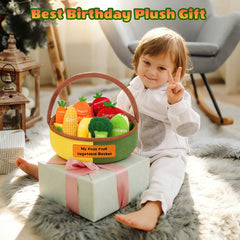 GERBIT broccoli plush with detailed design for pretend meals.