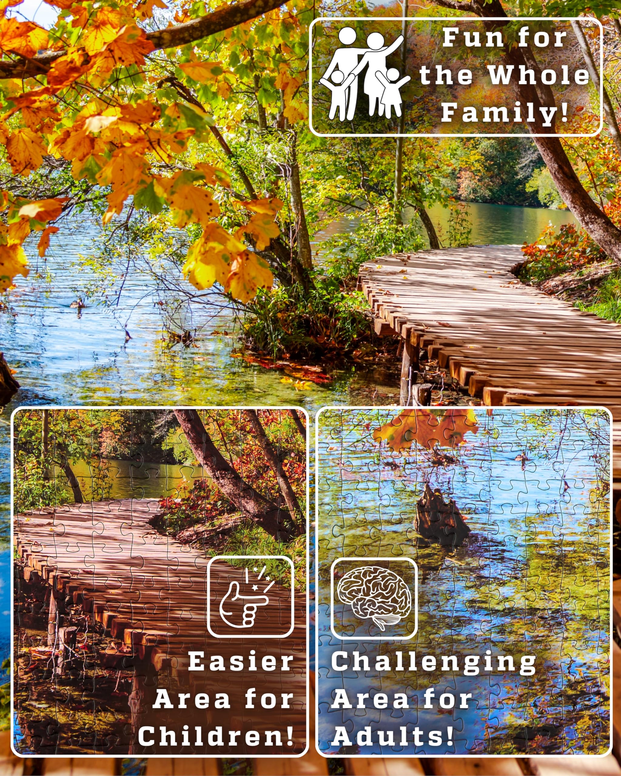 Gerjato detailed HD photo puzzle close-up, crisp imagery for engaging assembly
