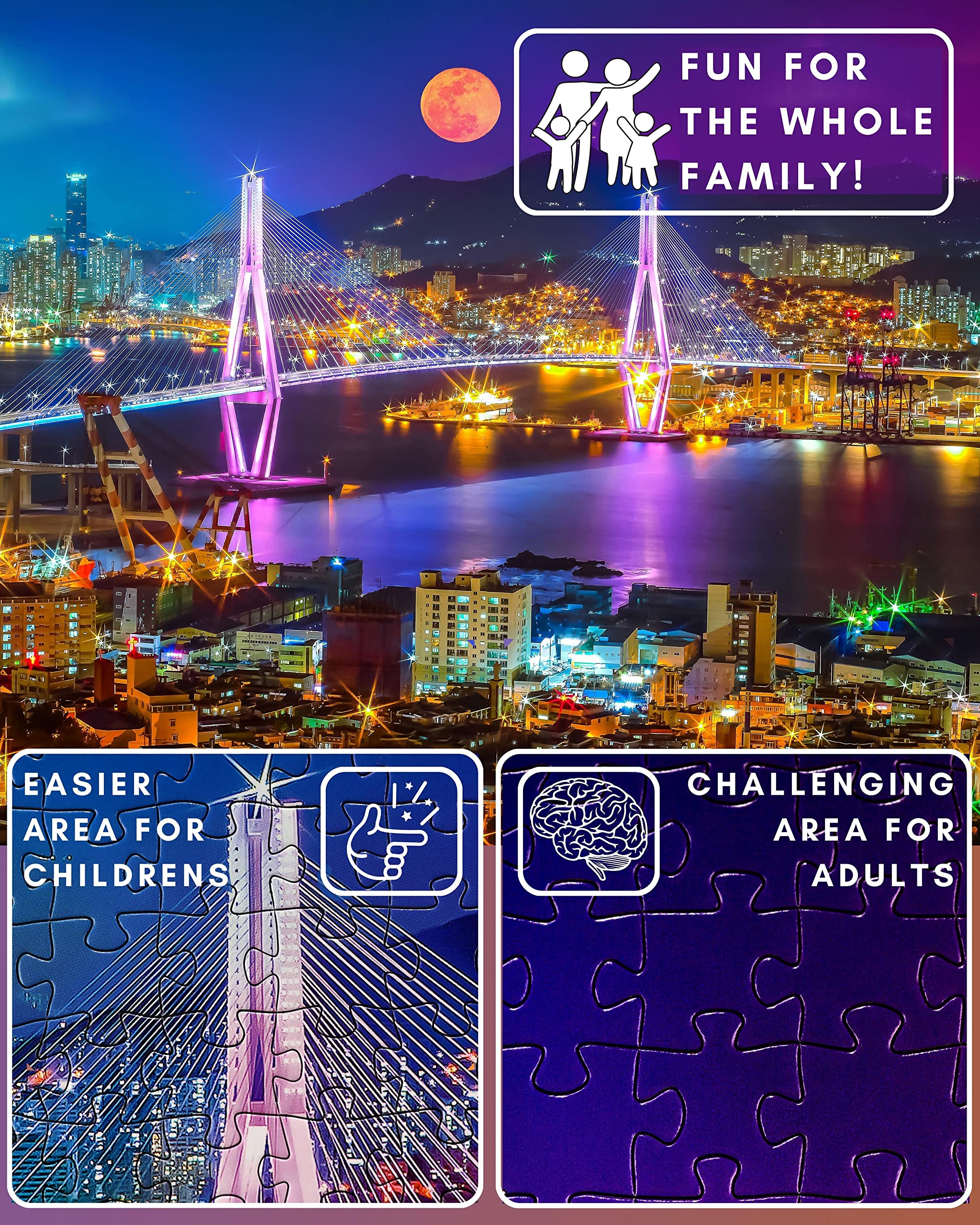 Gerjato detailed hd-photo puzzle captures sharp colors and crisp edges for immersive solving.