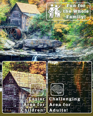 Gerjato finished puzzle size 29.5 by 20.47 inches display idea.