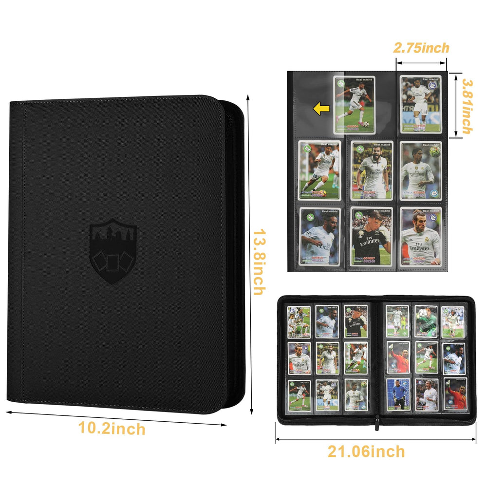GERMUN 20-page layout with 9-pocket sleeves for ample storage and organization.