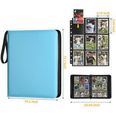 9-pocket page layout demonstrates ample card capacity for collections