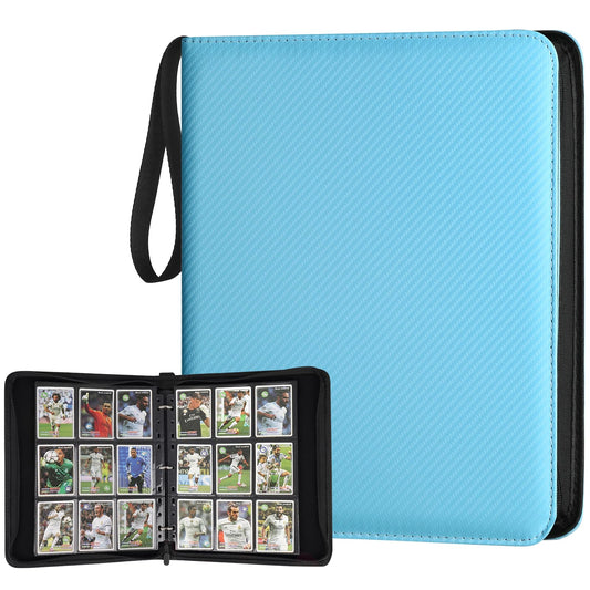 GERMUN 9-pocket binder front cover shows premium PU leather and portable design
