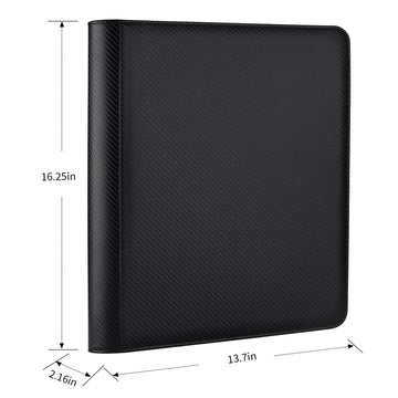 GERMUN 9-pocket double-sided pages protect cards and prevent bending