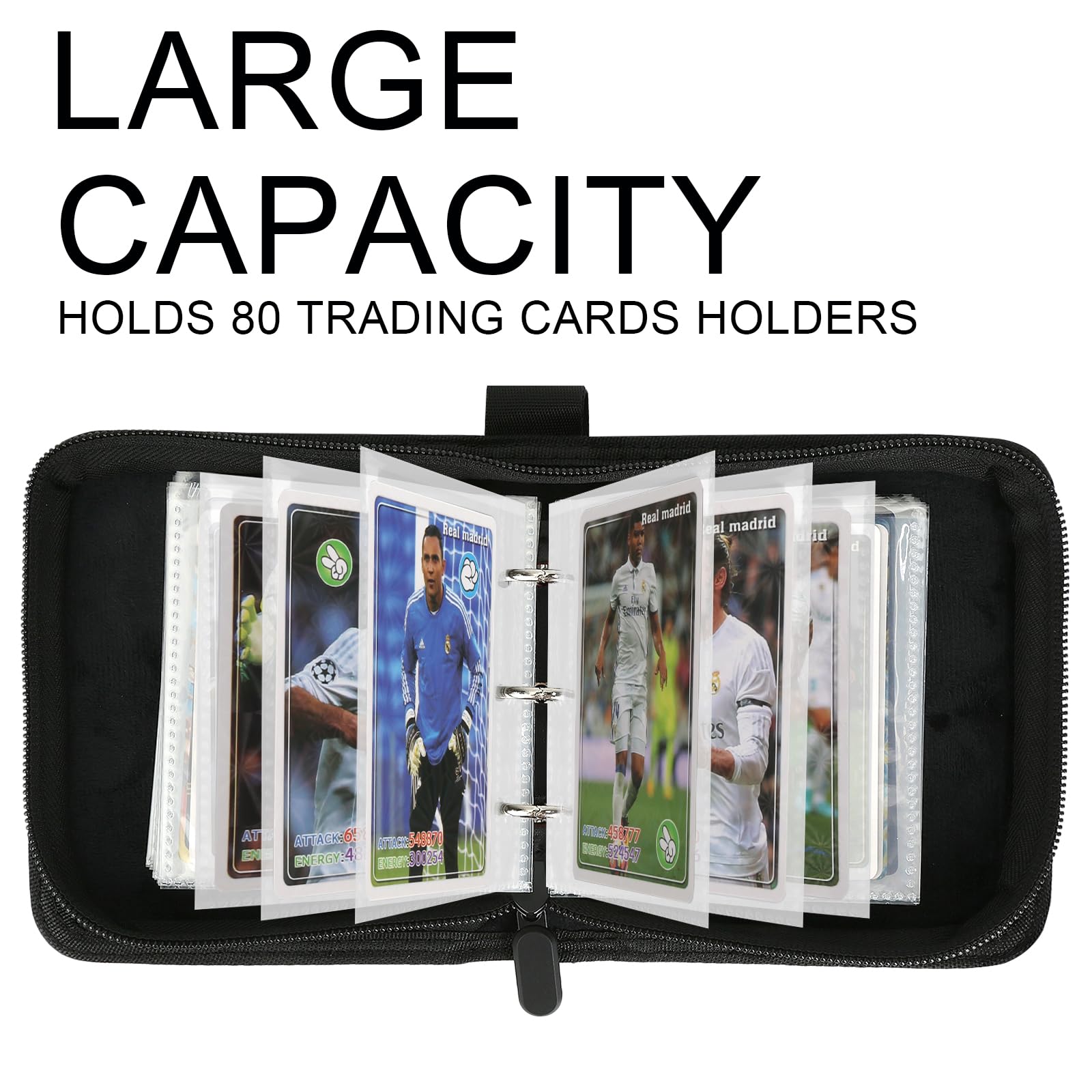 Premium PU leather exterior protects cards from spills and wear