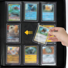 GERMUN Double-sided pages fit standard 3x4 inch toploaders.