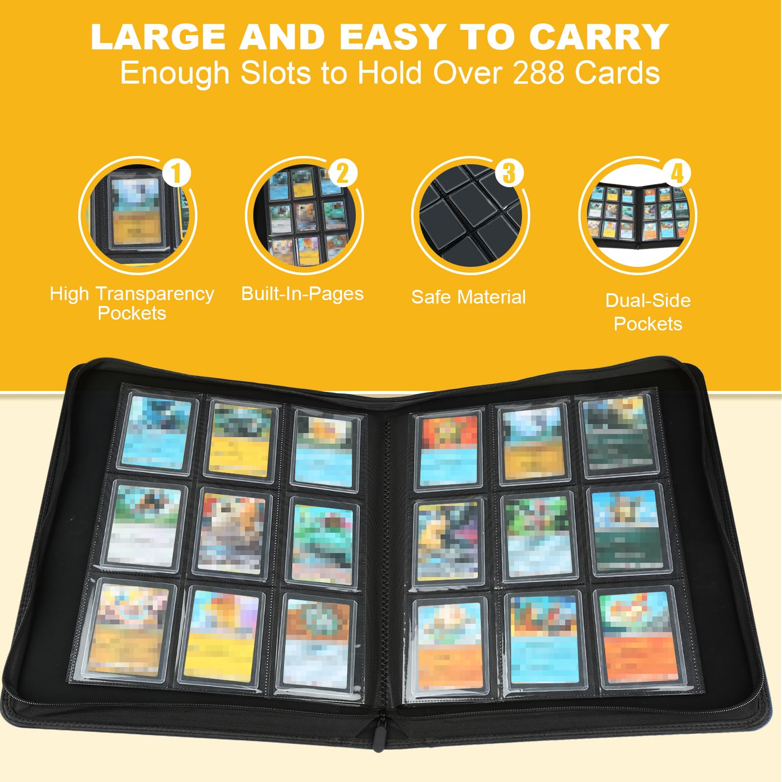 GERMUN portable binder with soft exterior for comfortable handling