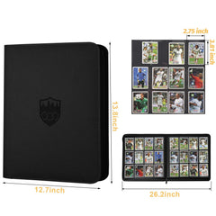 Side-loading pockets prevent cards from slipping out during transport.