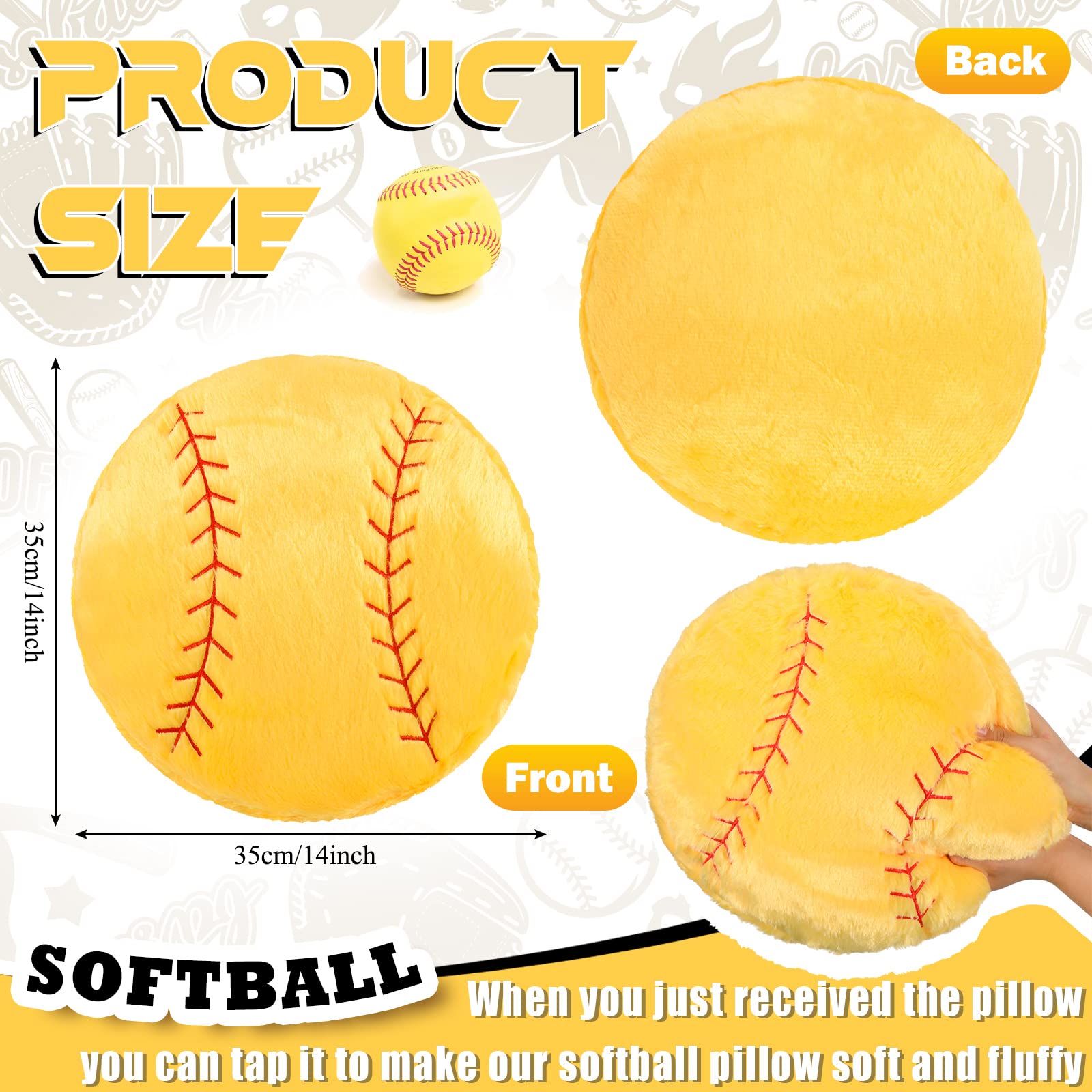 Gerrii basketball pillow close-up shows plush fabric for cozy seating.