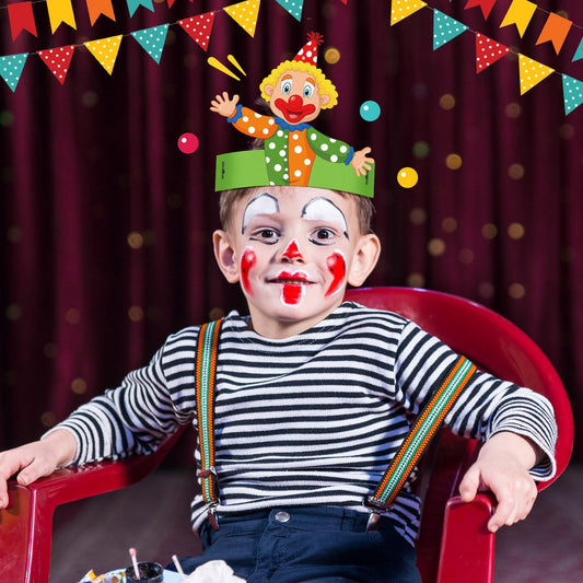 Gersoniel circus animal designs in bright colors enhance festive settings
