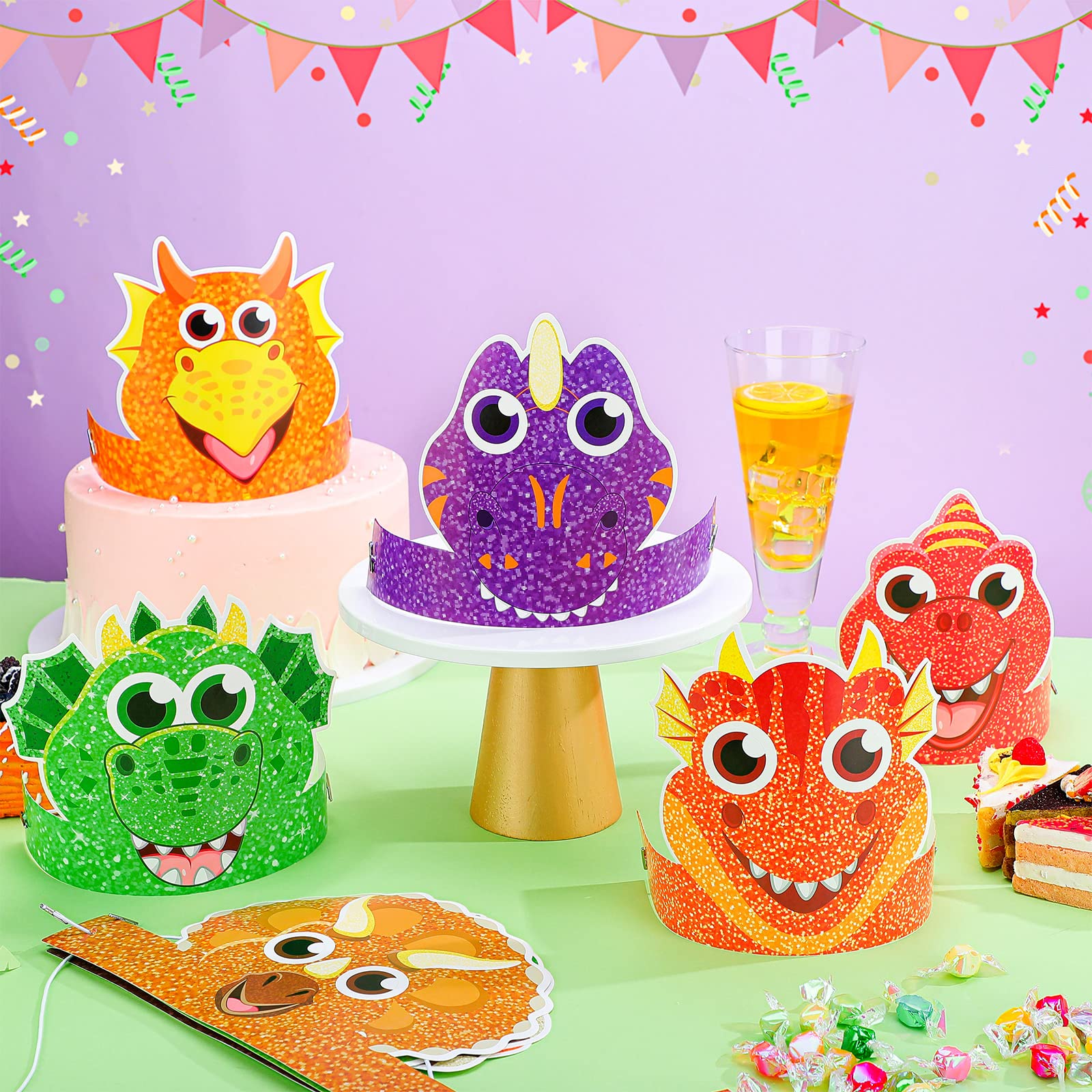 Gersoniel dinosaur party favors that brighten decor and fun.