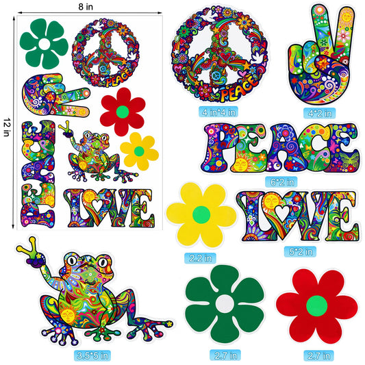 Gersoniel flower decal for water bottle or laptop with vibrant color and easy styling.
