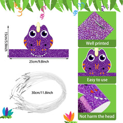 Gersoniel party accessories with dino ropes for easy fitting.