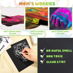 Gersoniel scratch art demo patterns inspire doodling and handmade cards.
