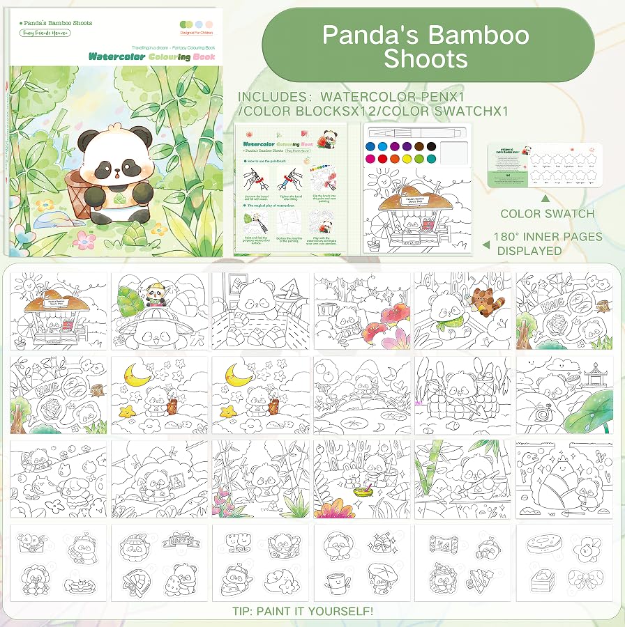 gesboole vibrant panda illustrations spark imaginative play