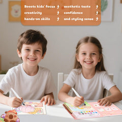 gesboole Paint with Water perforated pages for easy tear-out and display