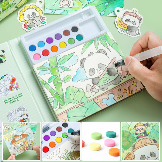 gesboole Panda-themed pages for engaging coloring sessions
