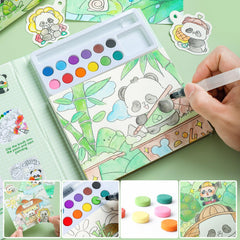 gesboole Panda-themed pages for engaging coloring sessions