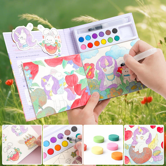 gesboole watercolors with brush included spark creative play and learning.