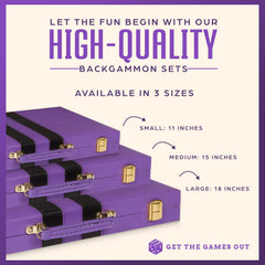 Get The Games Out backgammon dice and doubling cube for quick decisions