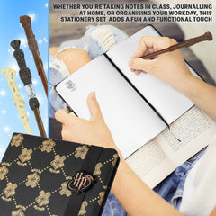 Get Trend Harry Potter pencil case close-up, keeps supplies organized for schoolwork.