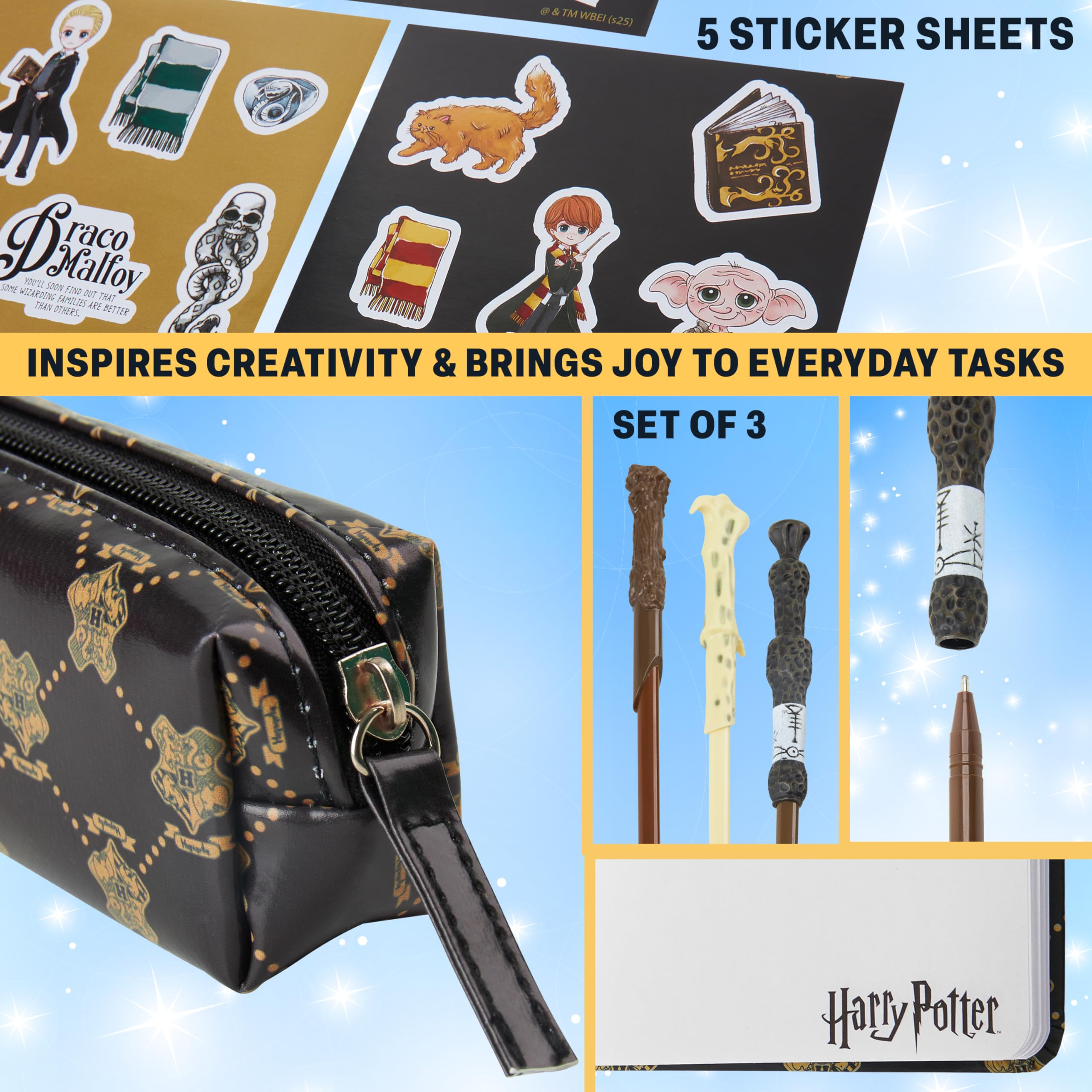 Get Trend Harry Potter stickers, playful designs to decorate notebooks.