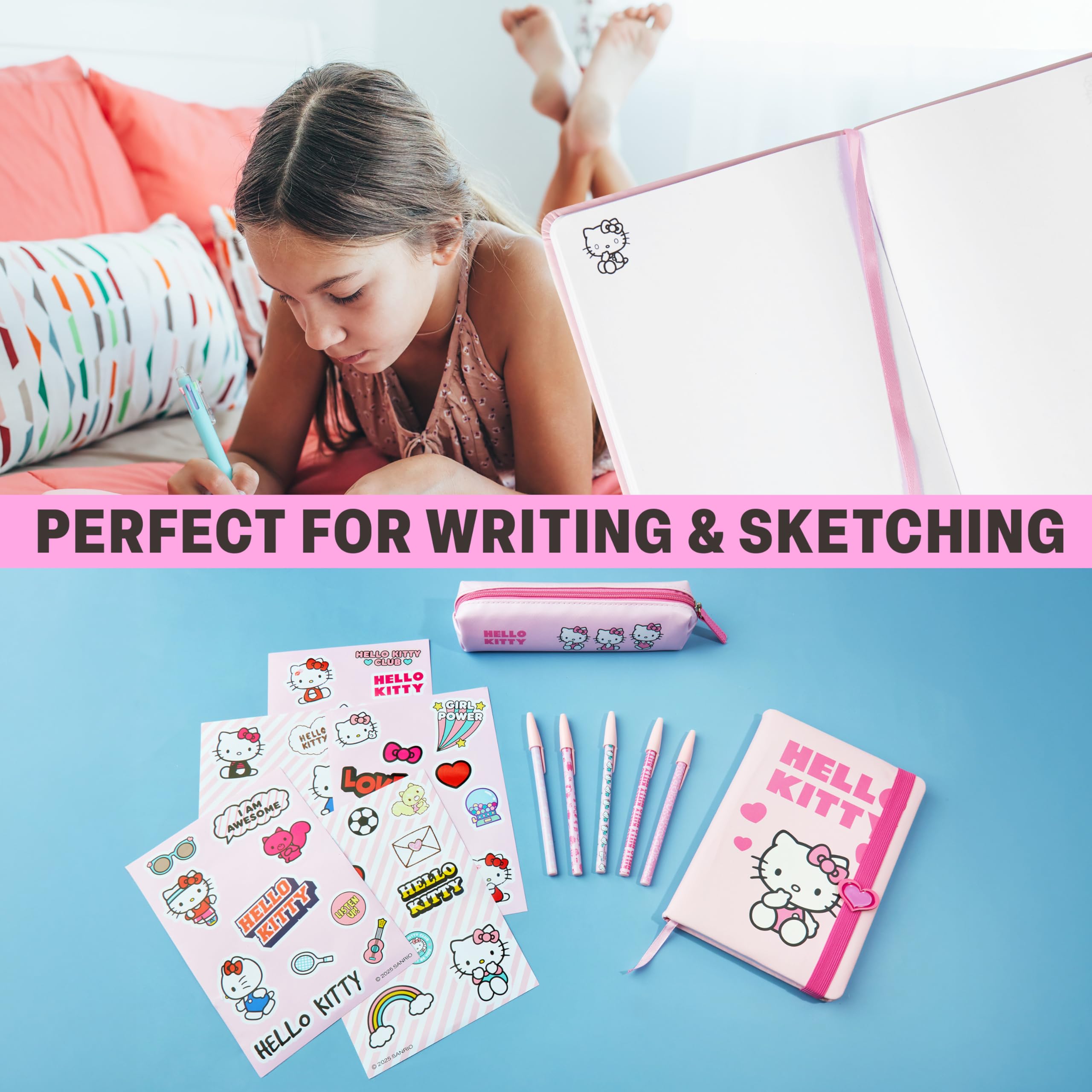 Get Trend Hello Kitty black ballpoint pens for smooth writing.