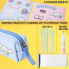 Get Trend Hello Kitty stickers blue set for decorating notebooks and planners