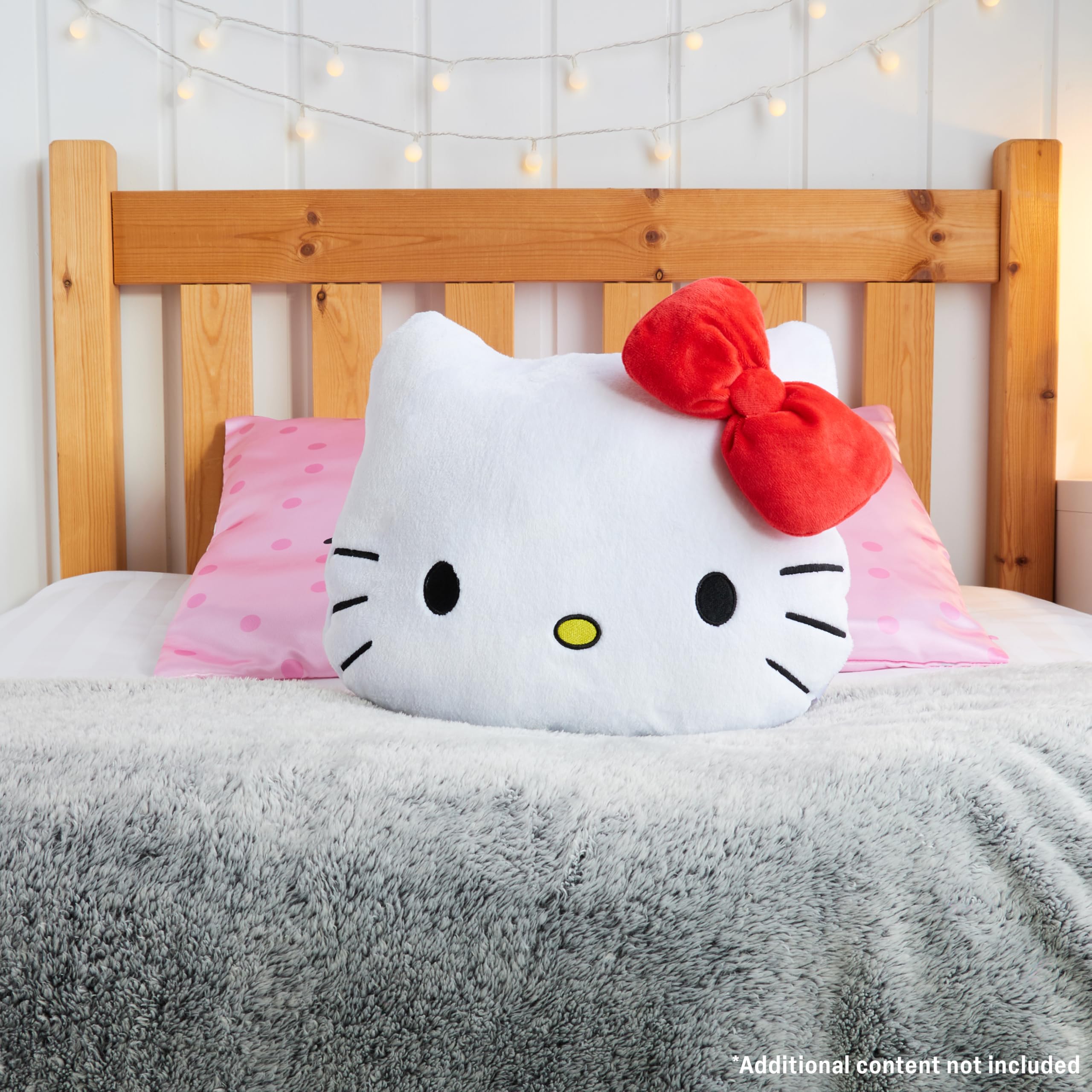 Get Trend Hello Kitty plush cushion in living room decor with easy care potential.