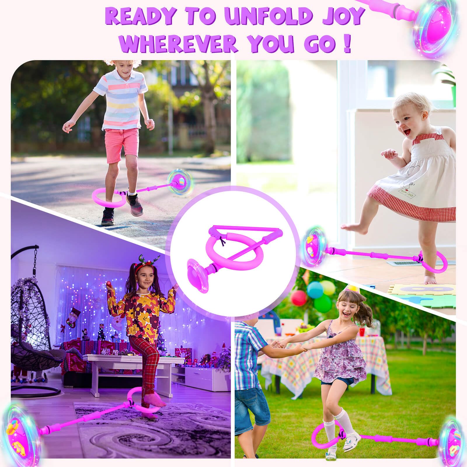 Getatoy ankle skip ball sticker set personalizes playtime