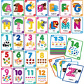 Gethelud Go Fish oversize alphabet and number cards for interactive learning